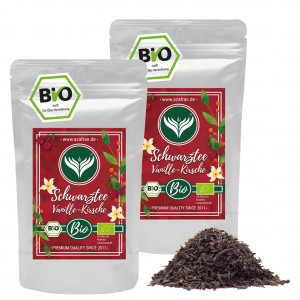 BIO Schwarztee Vanille Kirsche (500g)